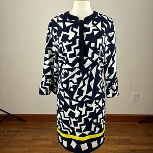 Madison Leigh geometric print dress. Women’s size 14